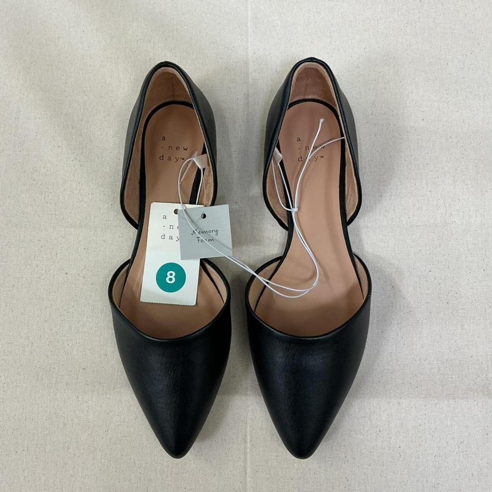A New Day pointed-toe d'Orsay flats